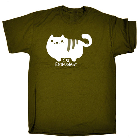 Cat Enthusiast - Mens Funny T-Shirt Tshirts
