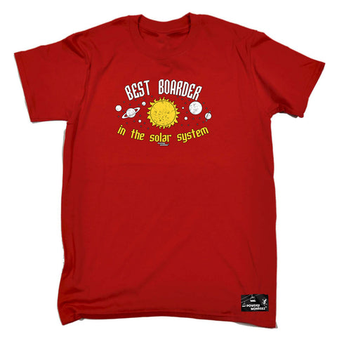 Pm Best Boarder In The Solar System - Mens Funny T-Shirt Tshirts