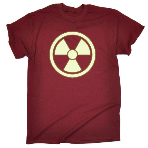 Radioactive Glow In The Dark - Mens Funny T-Shirt Tshirts