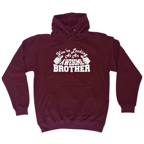 Youre Looking At An Awesome Brother - Funny Hoodies Hoodie