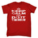 123t Men's Keep Calm I'll Do It Tomorrow Funny T-Shirt