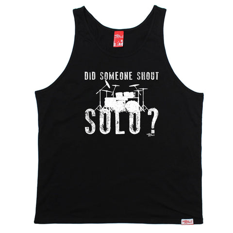 Banned Member Did Someone Shout Solo Drums Drummer Vest Top