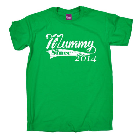 123t Men's Mummy Since 2014 Funny T-Shirt