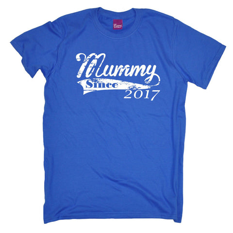 123t Men's Mummy Since 2017 Funny T-Shirt