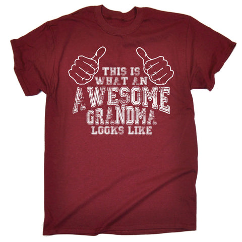 123t Men's This Is What An Awesome Grandma Looks Like Funny T-Shirt