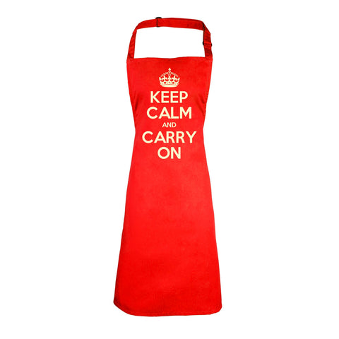 Official Keep Calm And Carry On Heavyweight Apron