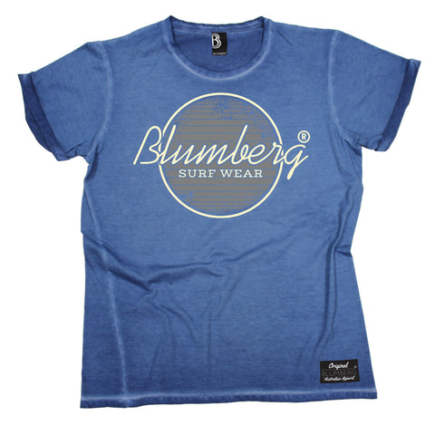 Men's Blumberg Surf Wear Grey Design Vintage T-Shirt