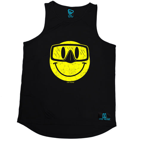 Open Water Smiley Goggles Design Scuba Diving Men's Training Vest