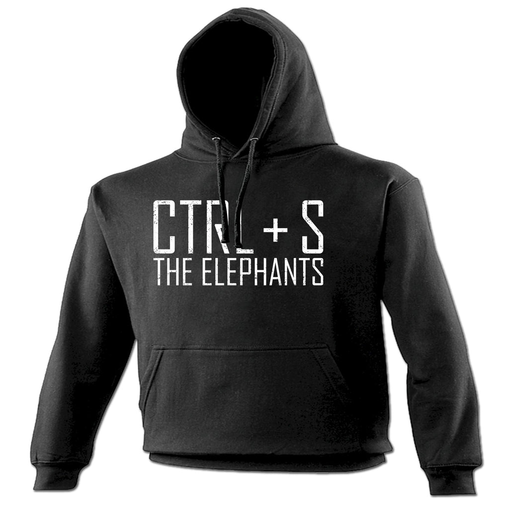 123t CTRL + S The Elephants Funny Hoodie