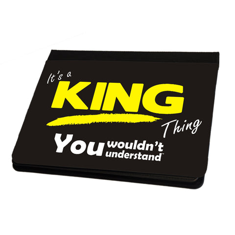 123t It's A King Surname Thing iPad Cover / Case / Stand ( All Models )