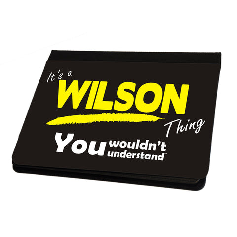 123t It's A Wilson Surname Thing iPad Cover / Case / Stand ( All Models )