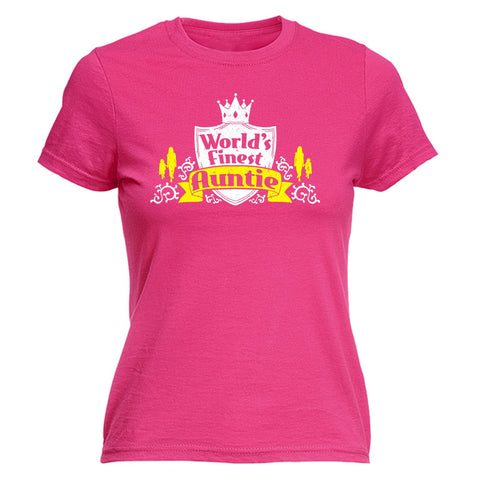 123t Women's World's Finest Auntie Funny T-Shirt