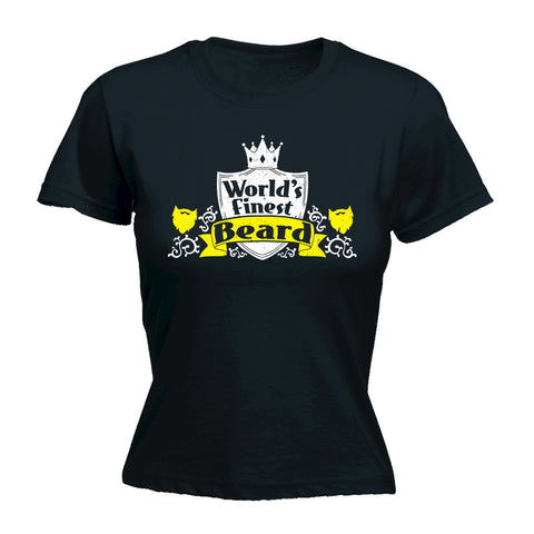 123t Women's World's Finest Beard Funny T-Shirt