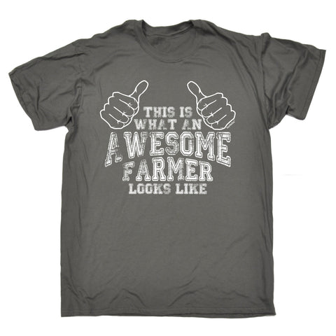 123t Men's This Is What An Awesome Farmer Funny T-Shirt
