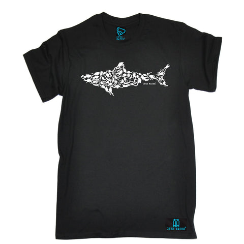 Open Water Men's Shark Scuba Divers Design Scuba Diving T-Shirt
