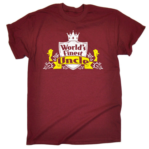 123t Men's World's Finest Uncle Funny T-Shirt