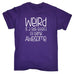 123t Men's Weird Is A Side Effect Of Being Awesome Funny T-Shirt