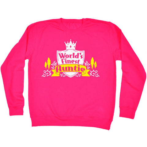123t World's Finest Auntie Funny Sweatshirt