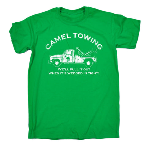 123t Men's Camel Towing We'll Pull It Out When It's Wedged In Tight Funny T-Shirt