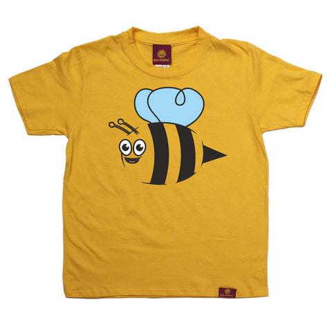 Ani-Mates Bee Animals Kids T-Shirt - Fun Children Clothes Tees Boys Girls Tops