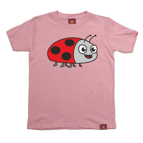 Ani-Mates Ladybird Animals Kids T-Shirt - Fun Clothes Tees Boys Girls Tops
