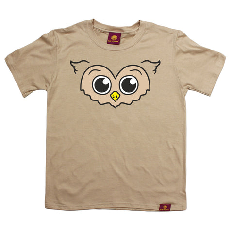 Ani-Mates Owl Animals Kids T-Shirt - Fun Children Clothes Tees Boys Girls Tops