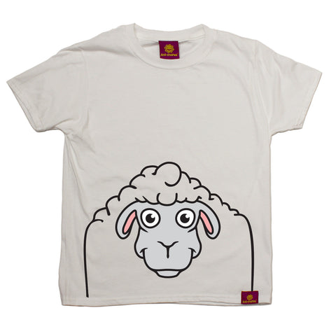 Ani-Mates Sheep Animals Kids T-Shirt - Fun Children Clothes Tees Boys Girls Tops