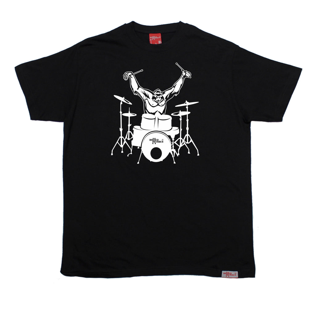 Banned Member Men's Gorilla Drummer Drumming T-Shirt
