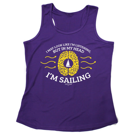 Ocean Bound I May Look Like I'm Listening In My Head I'm Girlie Training Vest