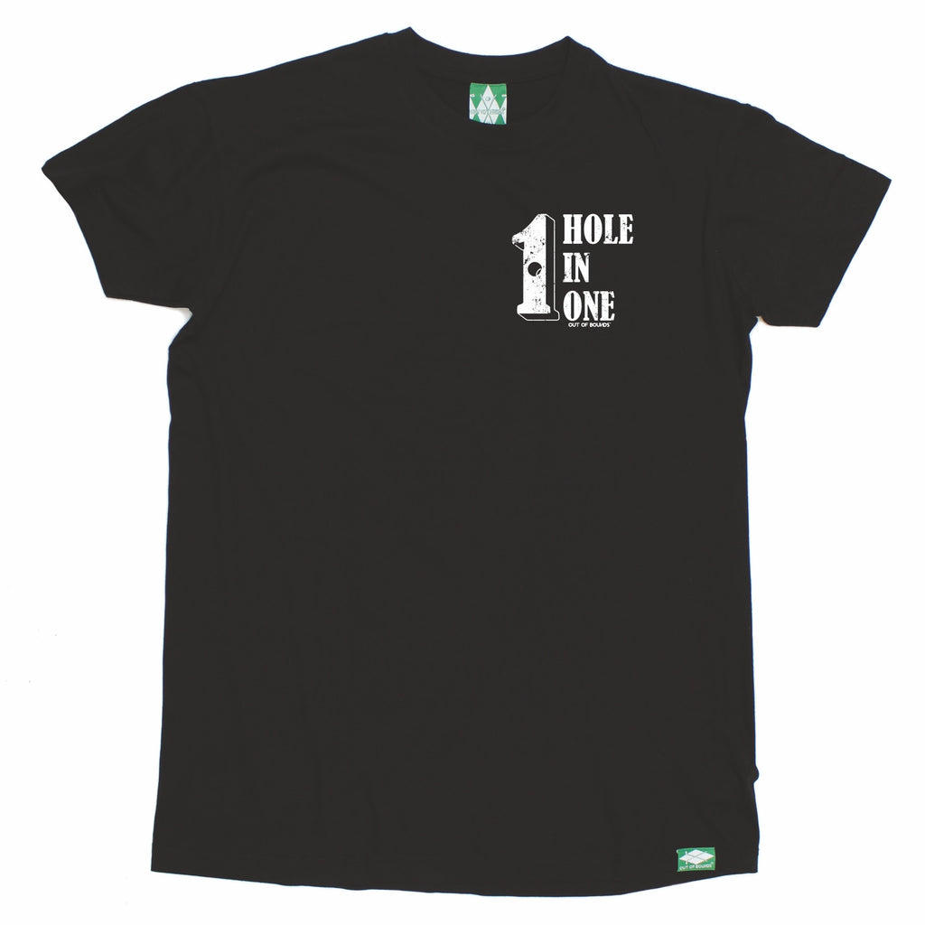 Out Of Bounds Men's Hole In One 1 Golfing T-Shirt