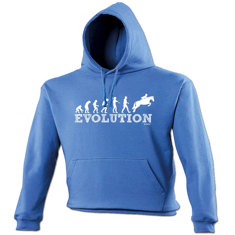 123t Evolution Horse Jumping Funny Hoodie