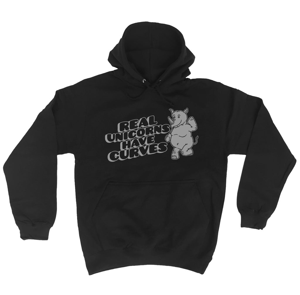 123t Real Unicorns Have Curves Funny Hoodie