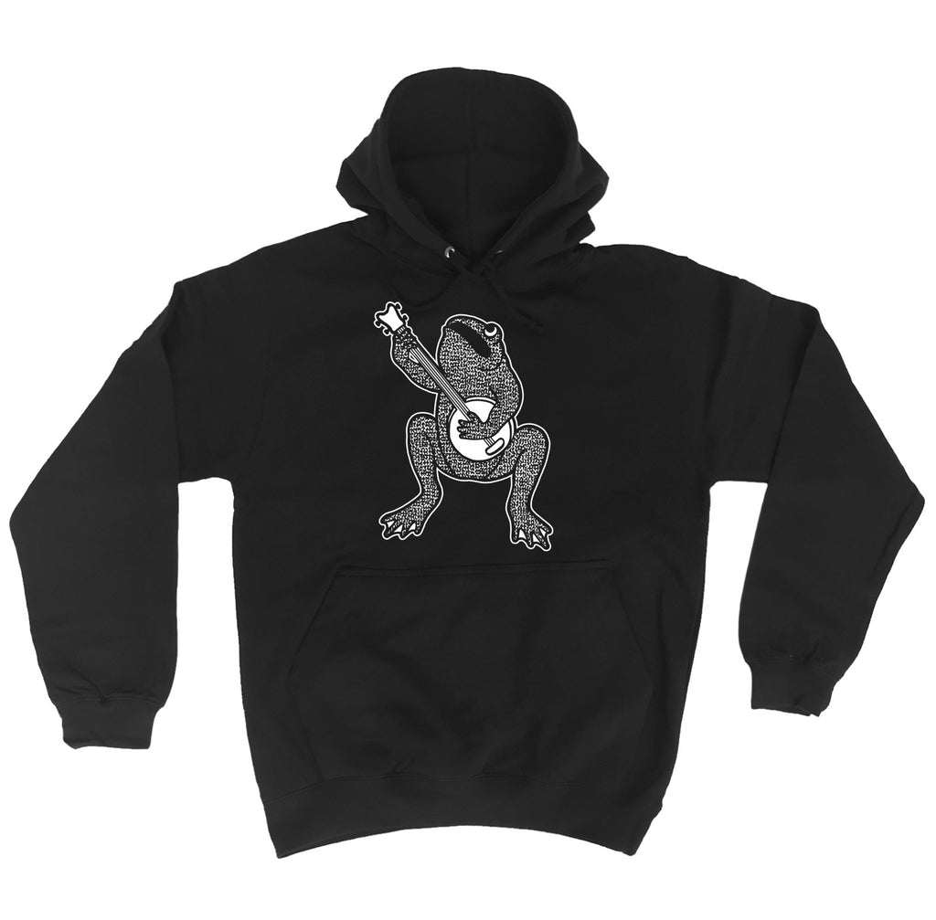 123t Banjo Playing Toad Funny Hoodie
