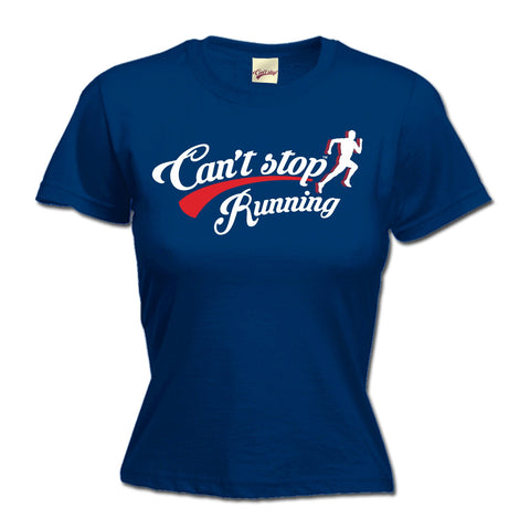123t Women's Can't Stop Running Funny T-Shirt