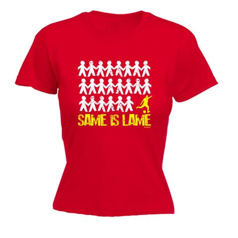 123t Women's Same Is Lame Football Funny T-Shirt