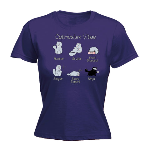 123t Women's Catriculum Vitae ... Cat Design Funny T-Shirt