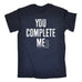 123t Men's You Complete Me SS Funny T-Shirt