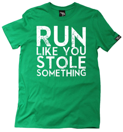 Personal Best Men's Run Like You Stole Something Running T-Shirt