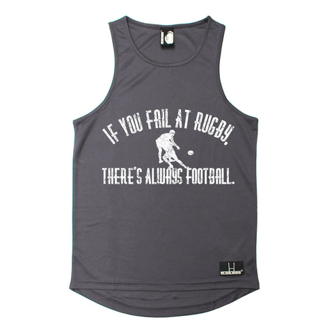 Up And Under If You Fail At Rugby There's Always Football Men's Training Vest