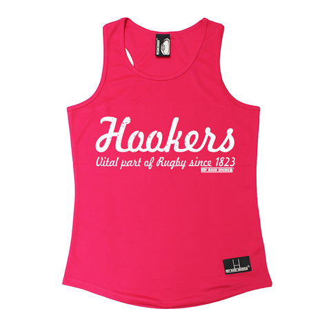 Up And Under Hookers Part of Rugby Since 1823 Girlie Training Vest