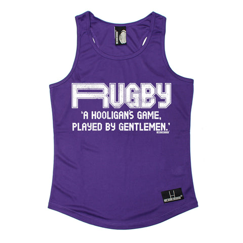 Up And Under A Hooligan's Game Played By Gentlemen Rugby Girlie Training Vest