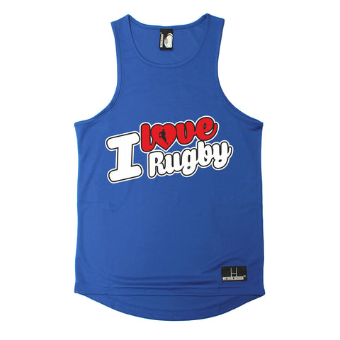 Up And Under I Love Rugby Men's Training Vest