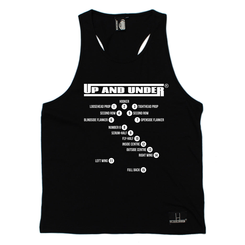 Up And Under Rugby Positions Men's Tank Top
