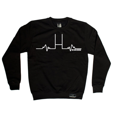 Up And Under Rugby Goal Posts Pulse Sweatshirt