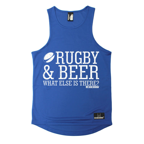 Up And Under Rugby & Beer What Else Is There Men's Training Vest