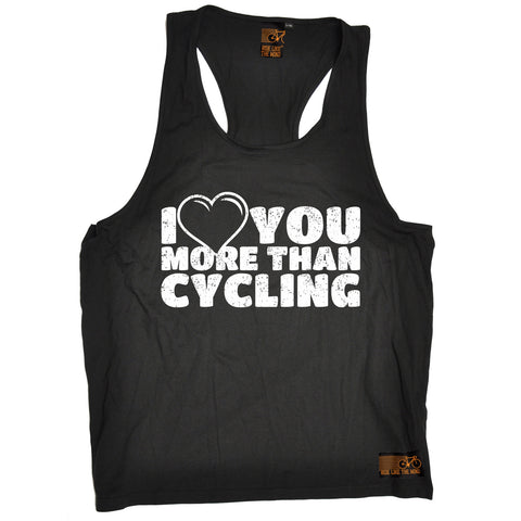 Ride Like The Wind I Love You More Than Cycling Men's Tank Top