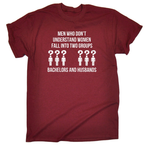 123t Men's Men Who Don't Understand Women Bachelors And Husbands Funny T-Shirt