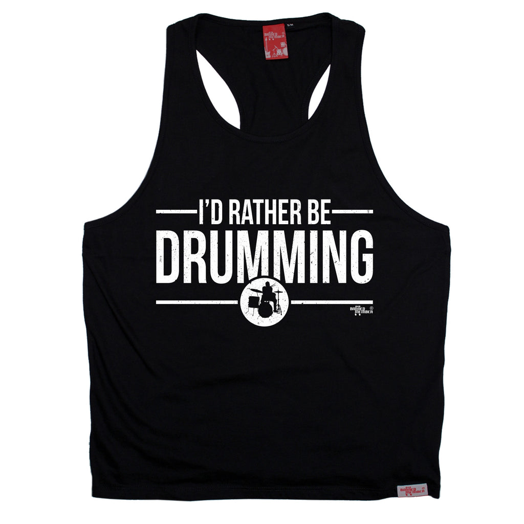 Banned Member I'd Rather Be Drumming Drummer Men's Tank Top