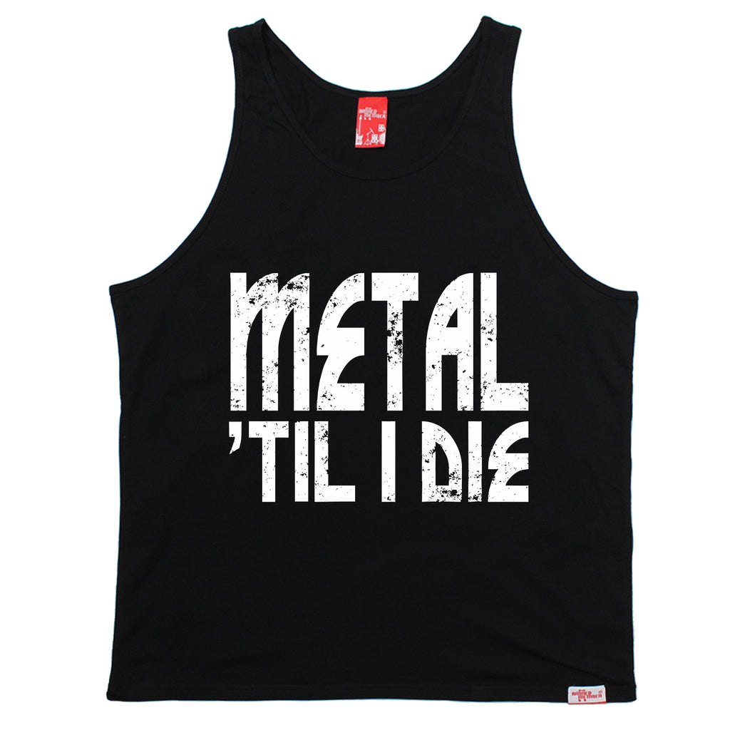 Banned Member Metal 'Til I Die Music Vest Top
