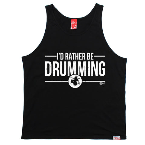 Banned Member I'd Rather Be Drumming Drummer Vest Top